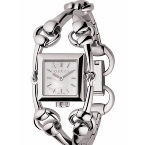 💎 GUCCI SIGNORIA Watch White Face NWOT VINTAGE Y2K 💎 - Picture 3 of 5